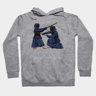 Japanese martial arts - Kendo fighters Hoodie